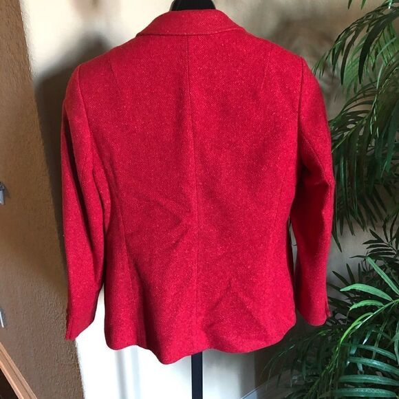 Vintage 1980/90s Pendleton Woolen Mills Red Blazer - Picture 7 of 13